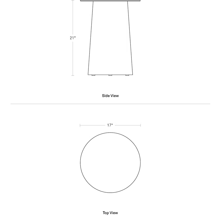 Circula End Table