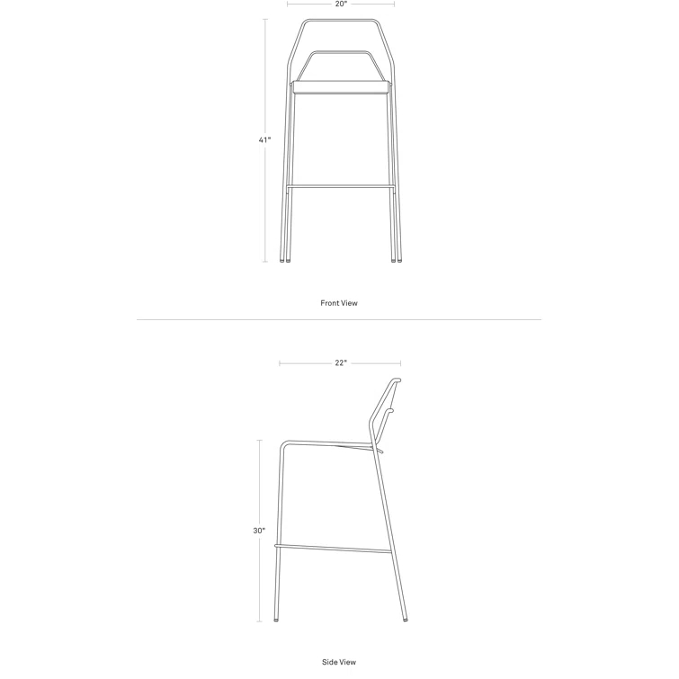 Hot Mesh Metal Outdoor Stool