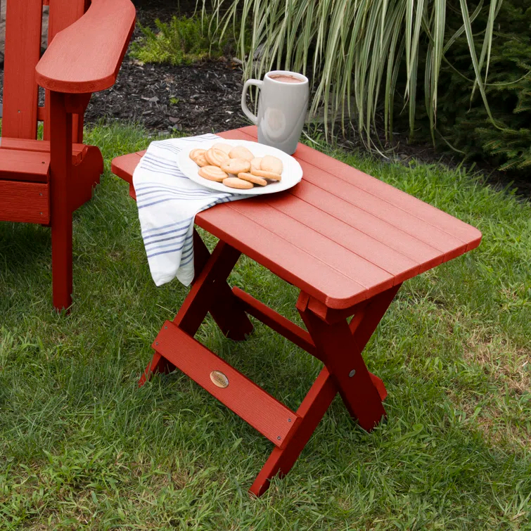 Prattsville Rectangular Outdoor Side Table