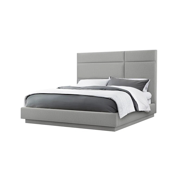 Quadrant Upholstered Platform Bed