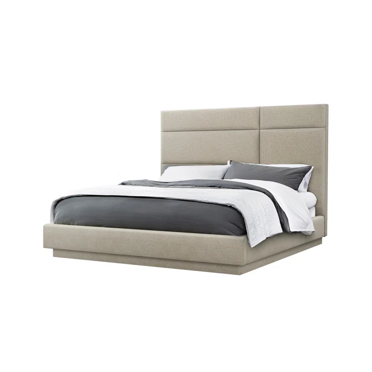 Quadrant Upholstered Platform Bed