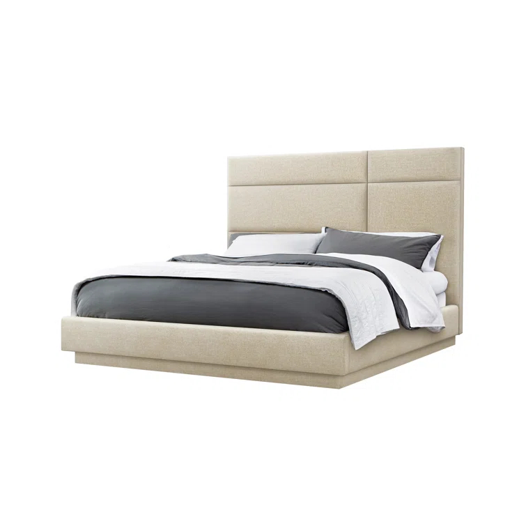 Quadrant Upholstered Platform Bed