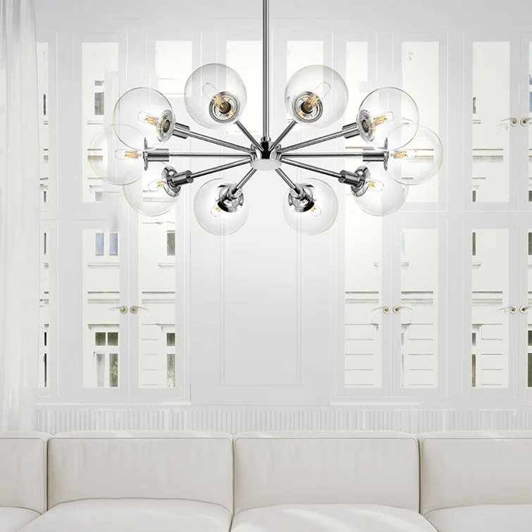 Orb 10 - Light Sputnik Sphere Chandelier