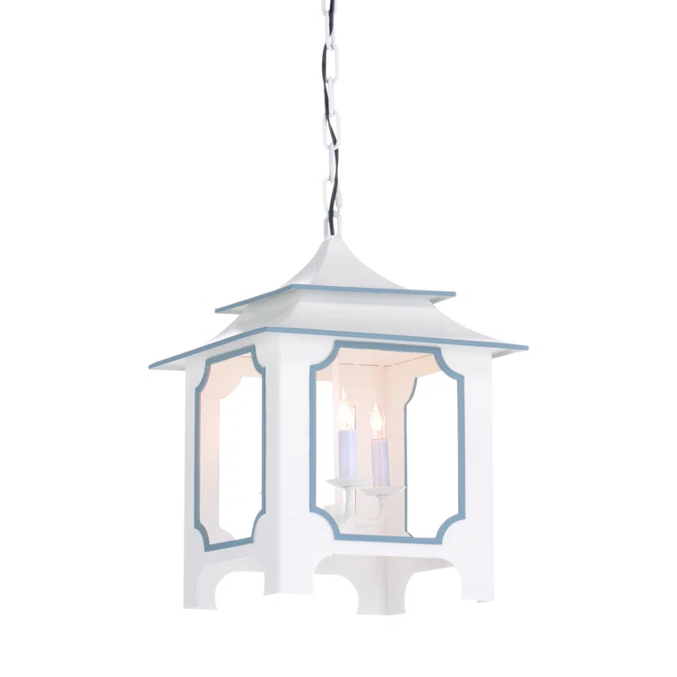 Tole 3 - Light Dimmable Lantern Square / Rectangle Chandelier