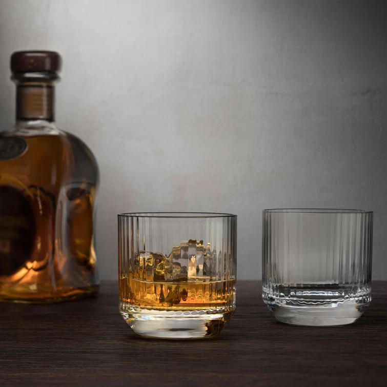 Big Top 4 - Piece Crystal Whiskey Glass Set (Set of 4)