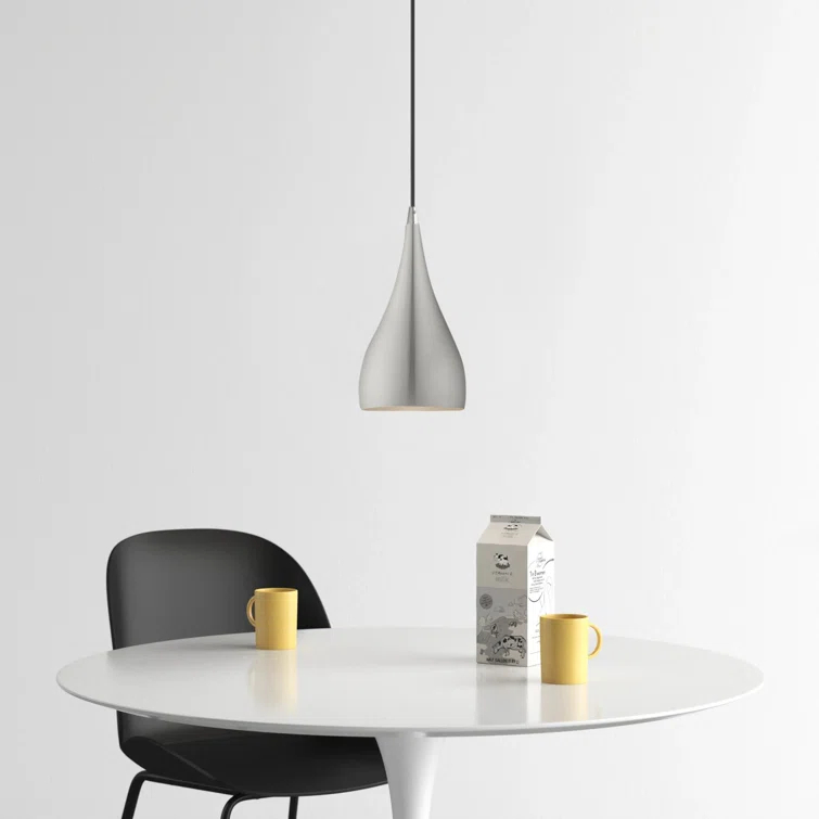 Schultz Single Light Metal Dimmable Pendant
