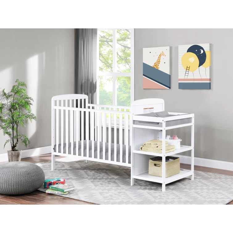 Ramsey 3-in-1 Convertible Crib and Changer Combo