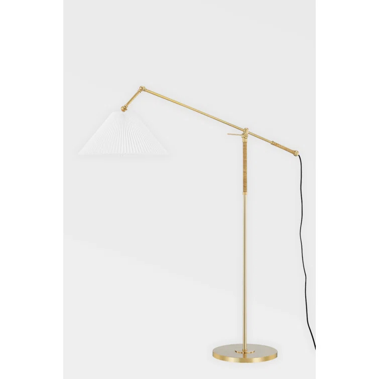 Elyna Floor Lamp - Antique Brass