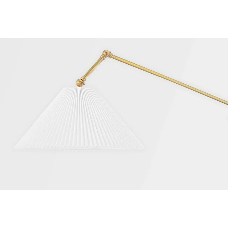 Elyna Floor Lamp - Antique Brass