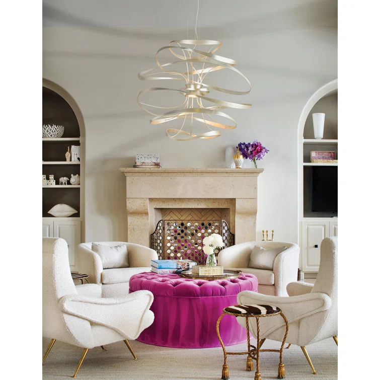 Calligraphy 2 Light Chandelier