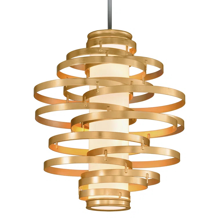Vertigo 4-Light Unique / Statement Geometric Chandelier
