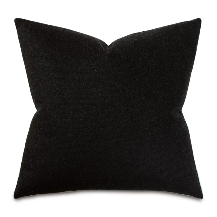 Heathered Wool Vincent Textured Square Pillow Cover & Insert