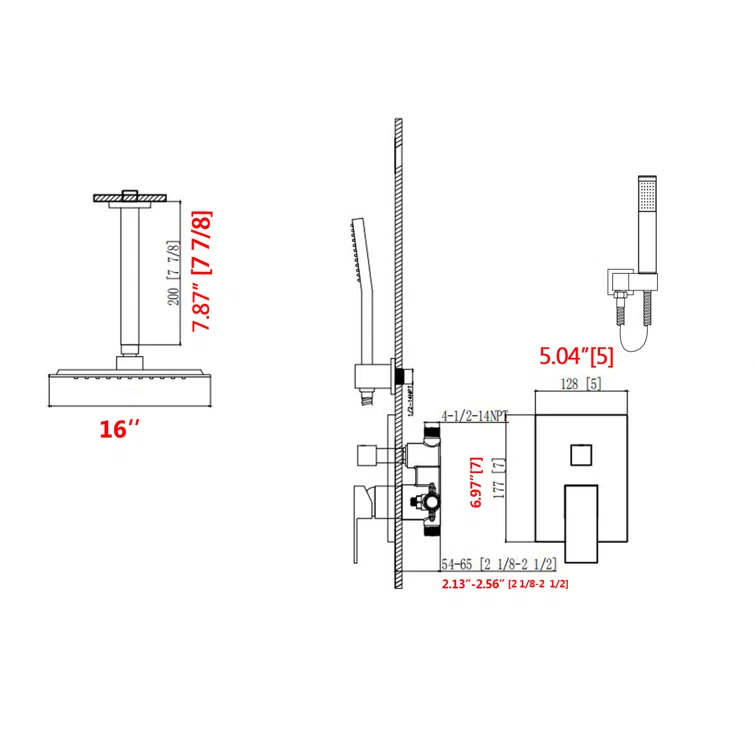 All-In-One Kit with Rough in-Valve
