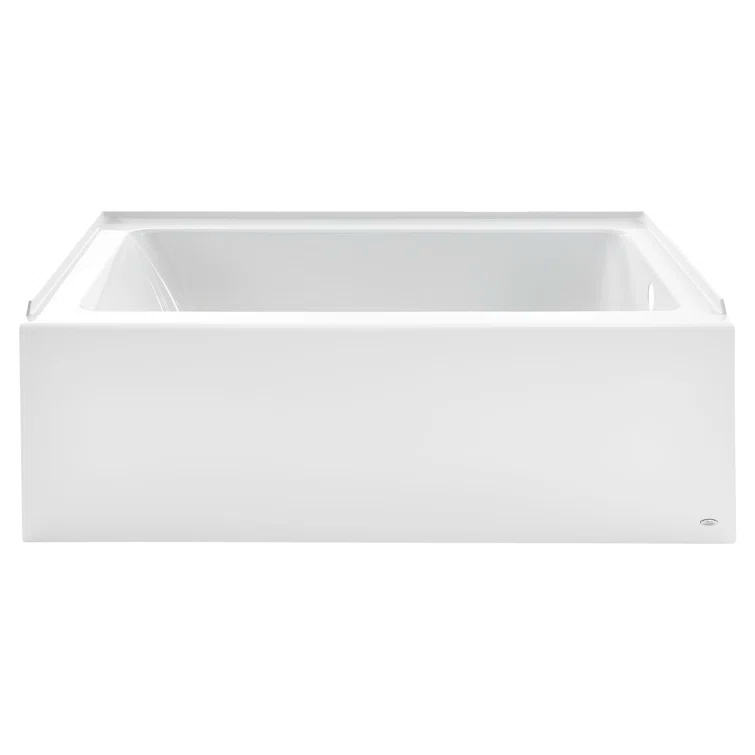 Studio 60'' x 32'' Alcove / Tile In Soaking Acrylic Bathtub