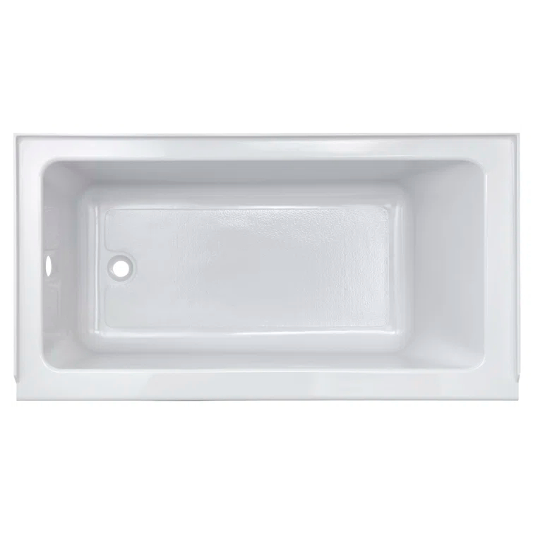 Studio 60'' x 32'' Alcove / Tile In Soaking Acrylic Bathtub