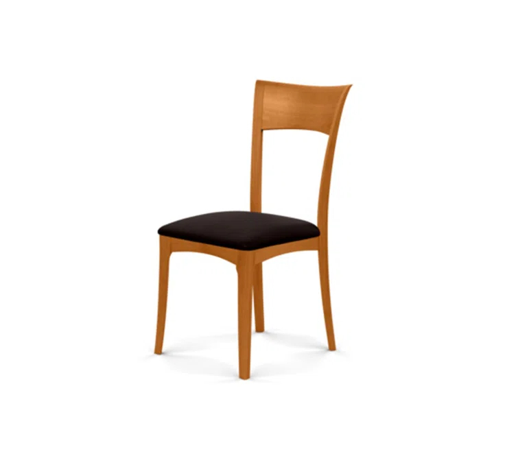 Ingrid Genuine Leather Upholstered Side Chair