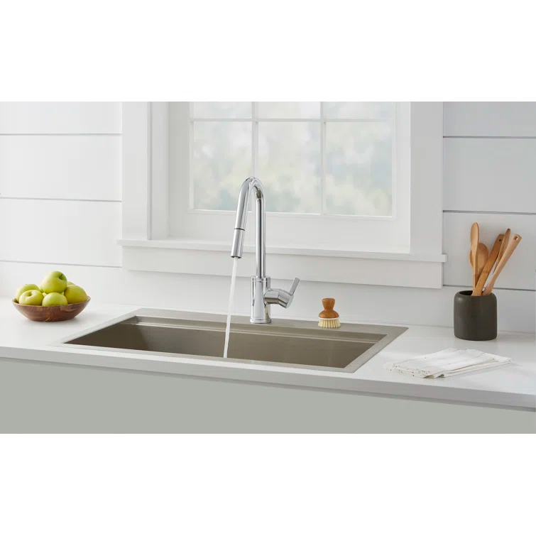 Amalfi Pull Down Single Handle Kitchen Faucet