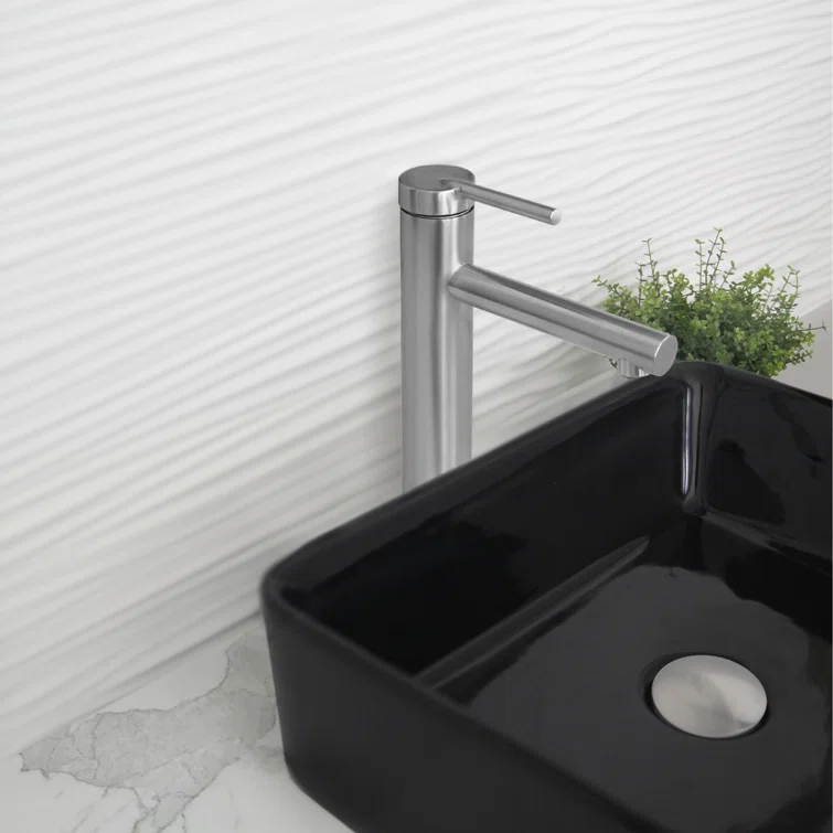 Stylish Aura Carol One-Handle Vessel Bathroom Faucet