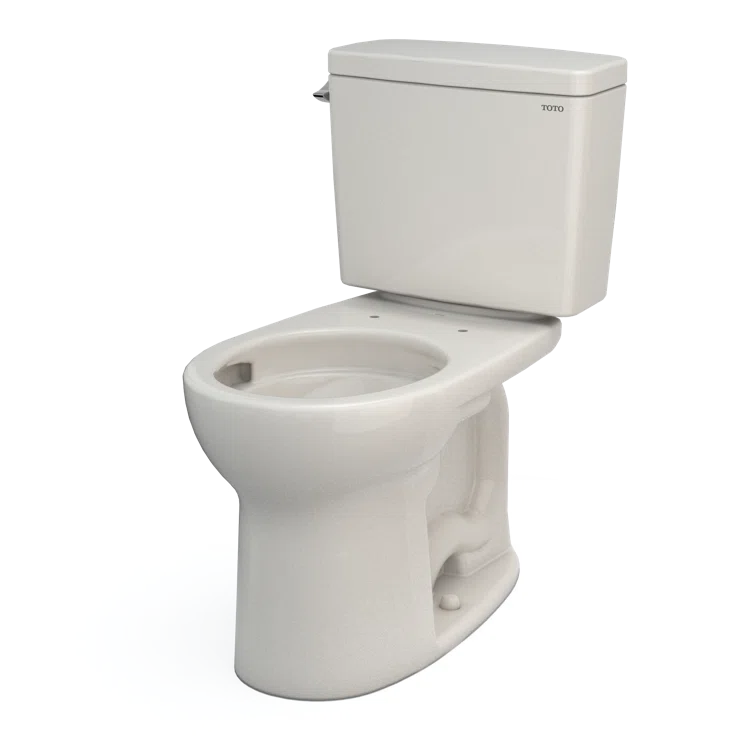 Drake® 1.6 GPF Round Two-Piece Toilet with Tornado Flush (Seat Not Included)