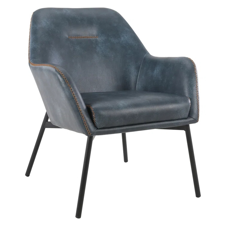Faux Leather Armchair