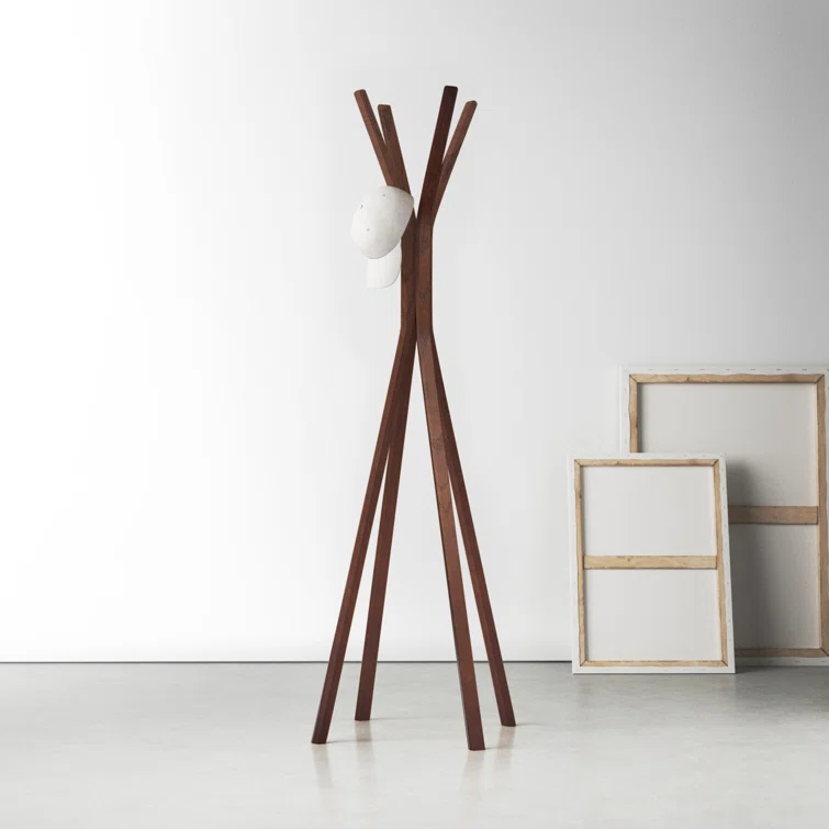 Glynis 4 - Hook Freestanding Coat Rack