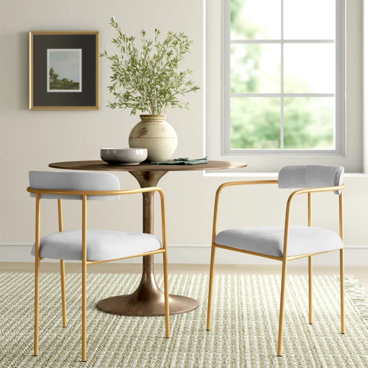 Lenna Upholstered Dining Arm Chair