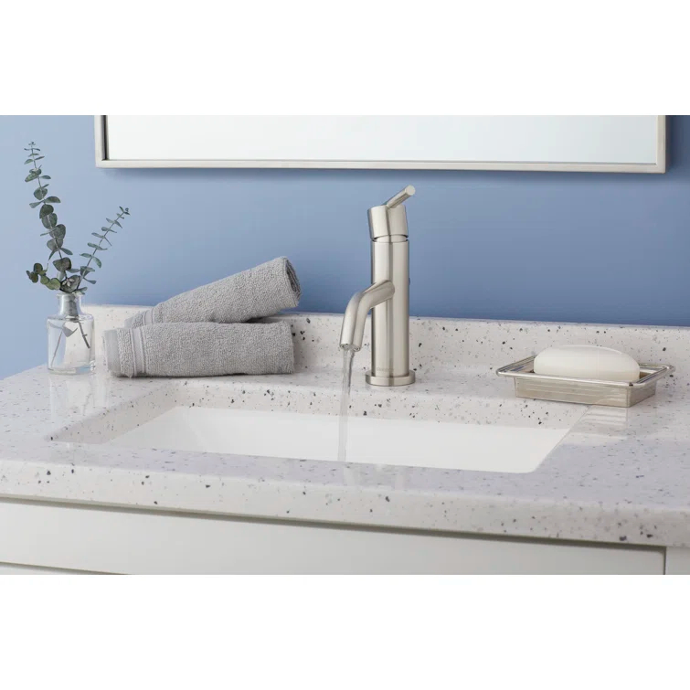 Parma Single Hole Bathroom Faucet with Drain Assembly