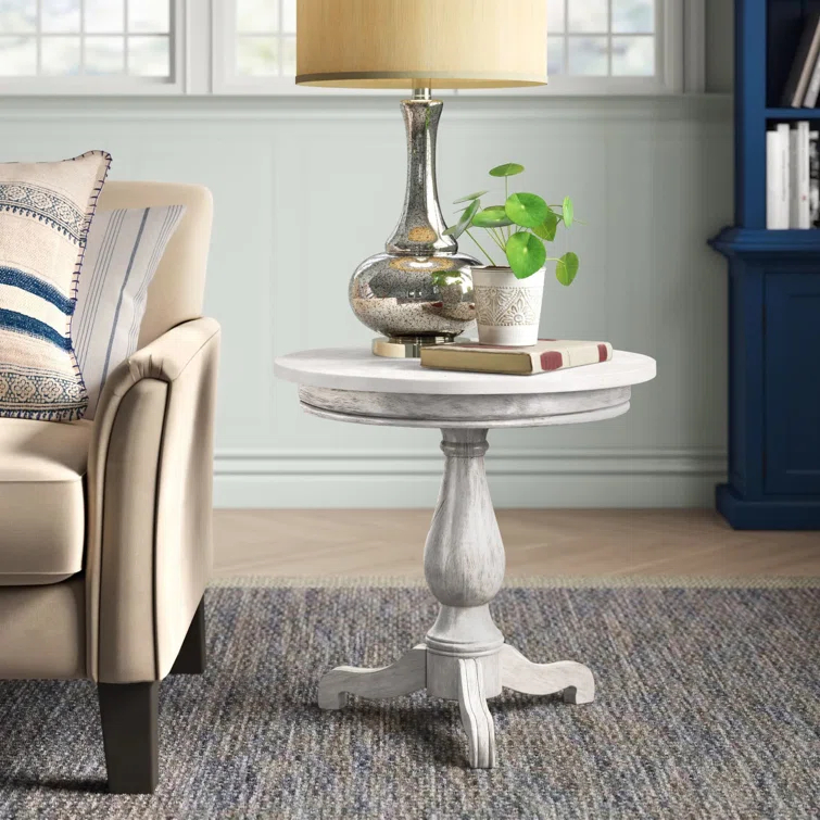 Aberdale End Table with Marble Top