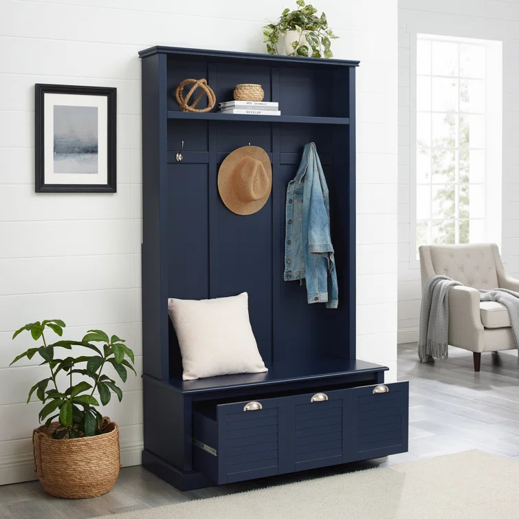 Babram Hall Tree 42.5'' Wide with Bench