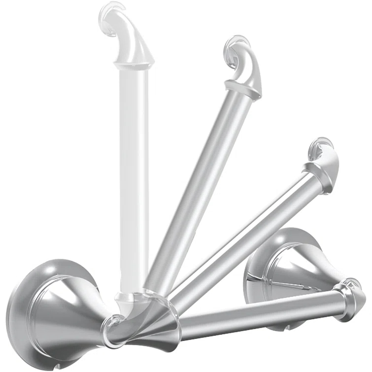 Linden™ Wall Mount Pivot Arm Toilet Paper Holder Bath Hardware Accessory