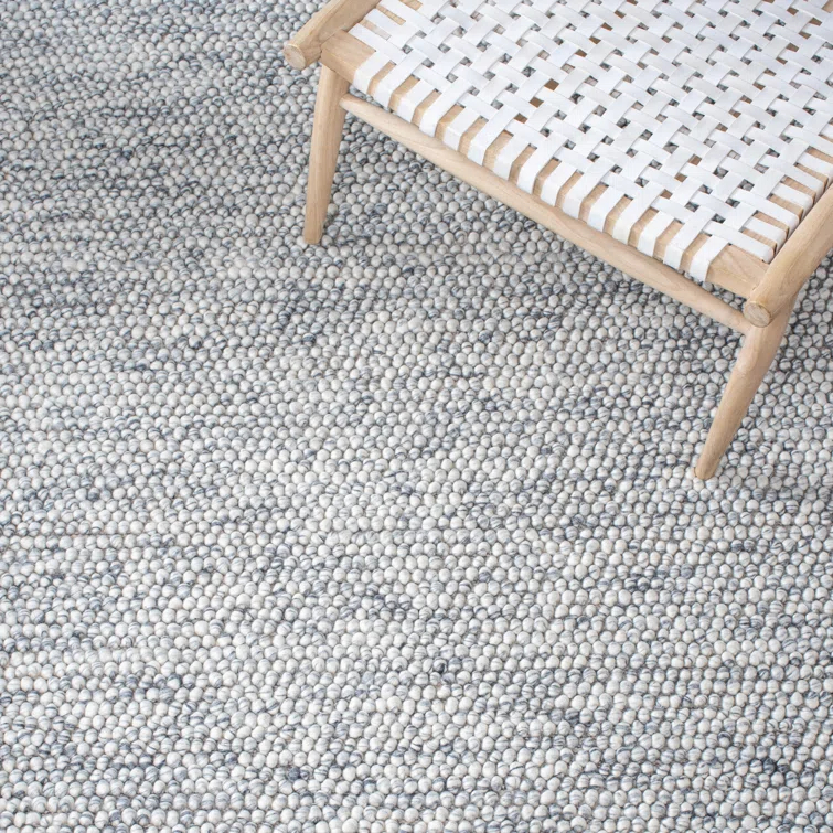 SAFAVIEH Natura Feride Geometric Area Rug, Light Grey/Ivory, 6' x 8'