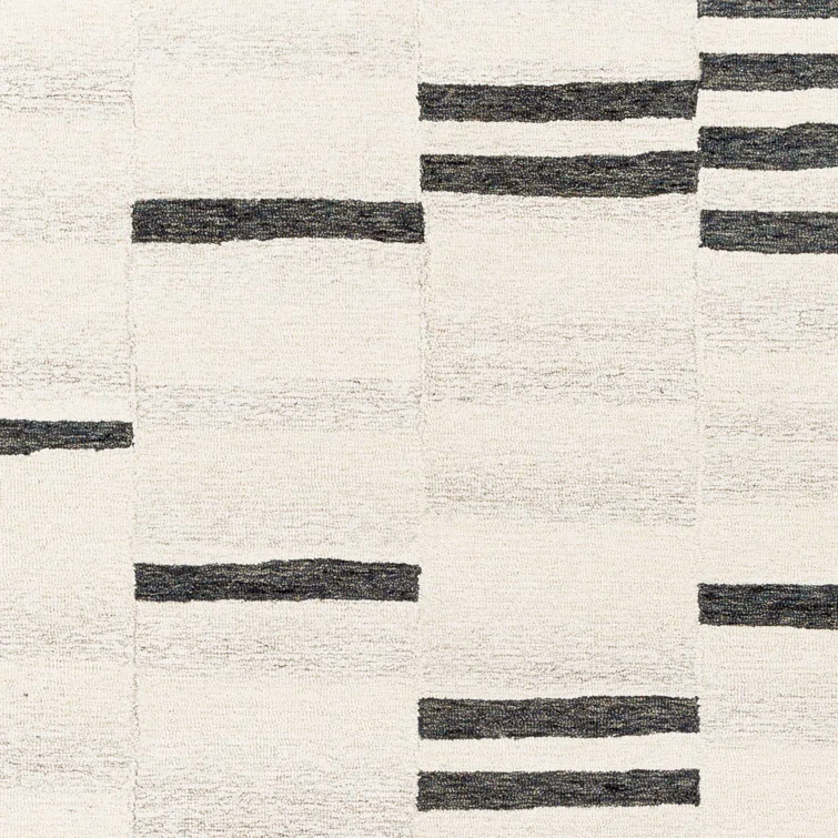 Uptown Wool Cream/Black Rug