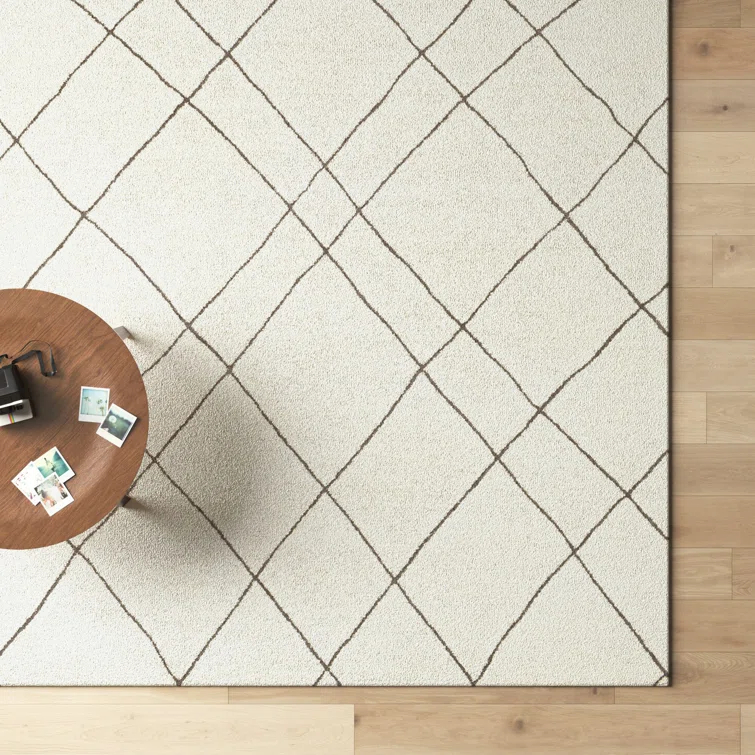 Seaton Wool Black/Cream Rug