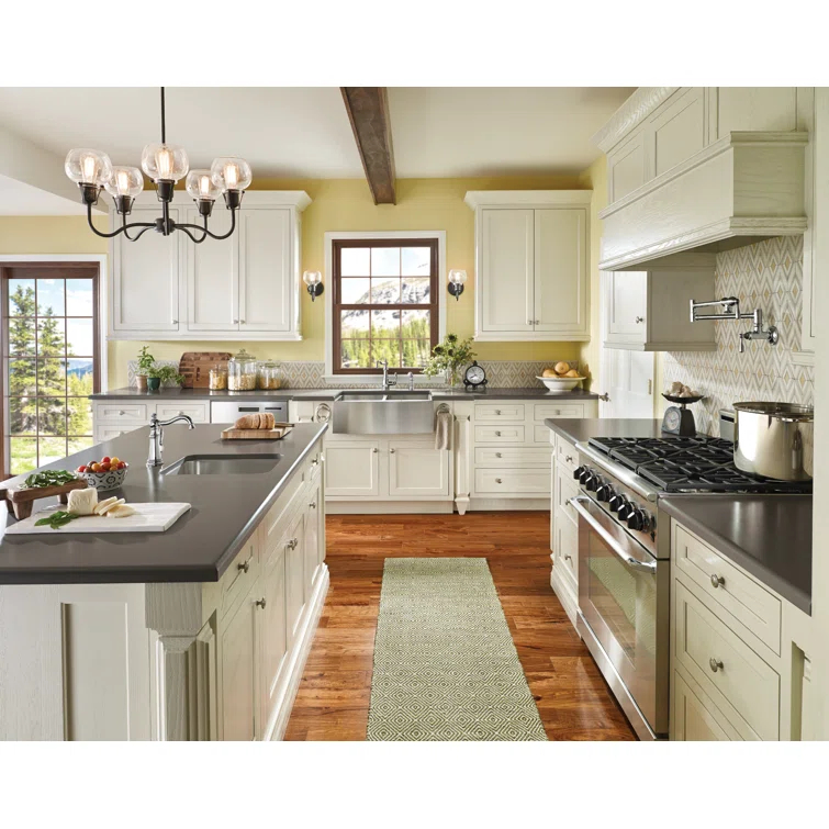 Moen Traditional Wall Mount Swing Arm Folding Pot Filler Kitchen Faucet