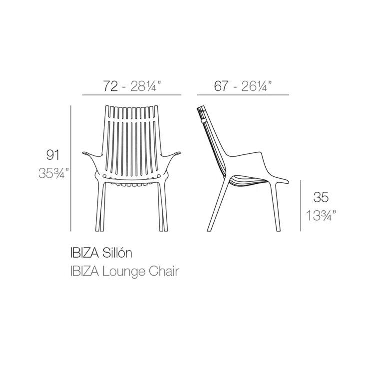 Ibiza - Lounge Chair - Set of 2 - Basic/Injection