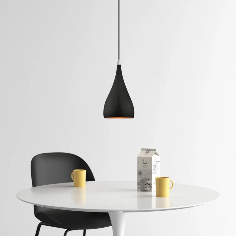Schultz Single Light Metal Dimmable Pendant