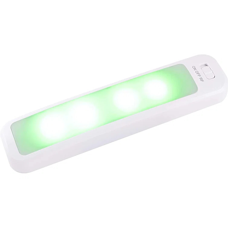 Enbrighten 12-inch Battery Operated Color-Changing LED Under Cabinet Light Bar with Remote