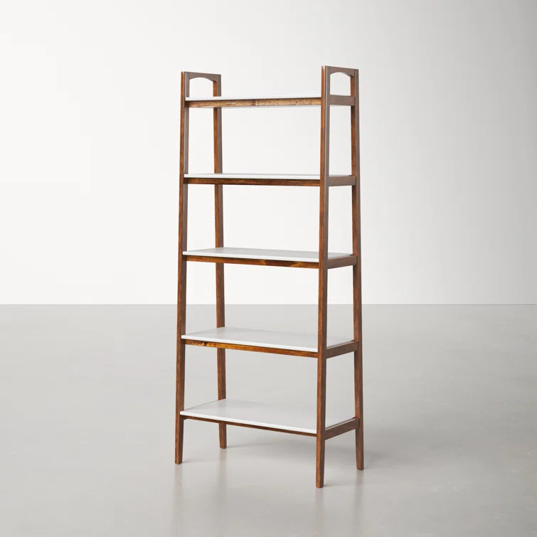 Parker 5-Shelf Ladder Bookcase