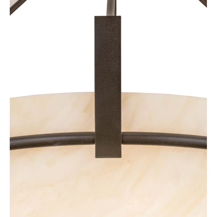 Covina 8 - Light Cafe Noir Unique/Statement Pendant