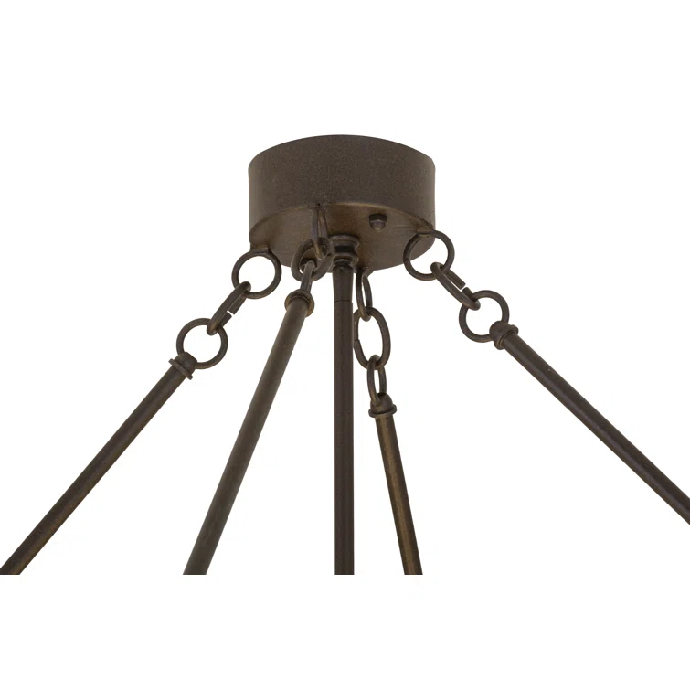 Covina 8 - Light Cafe Noir Unique/Statement Pendant