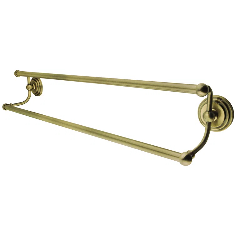 Kingston Brass BA2713AB Kingston Brass Milano 24-Inch Dual Towel Bar