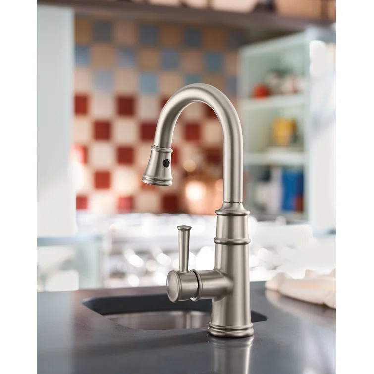 Belfield One-Handle High Arc Pulldown Bar Faucet