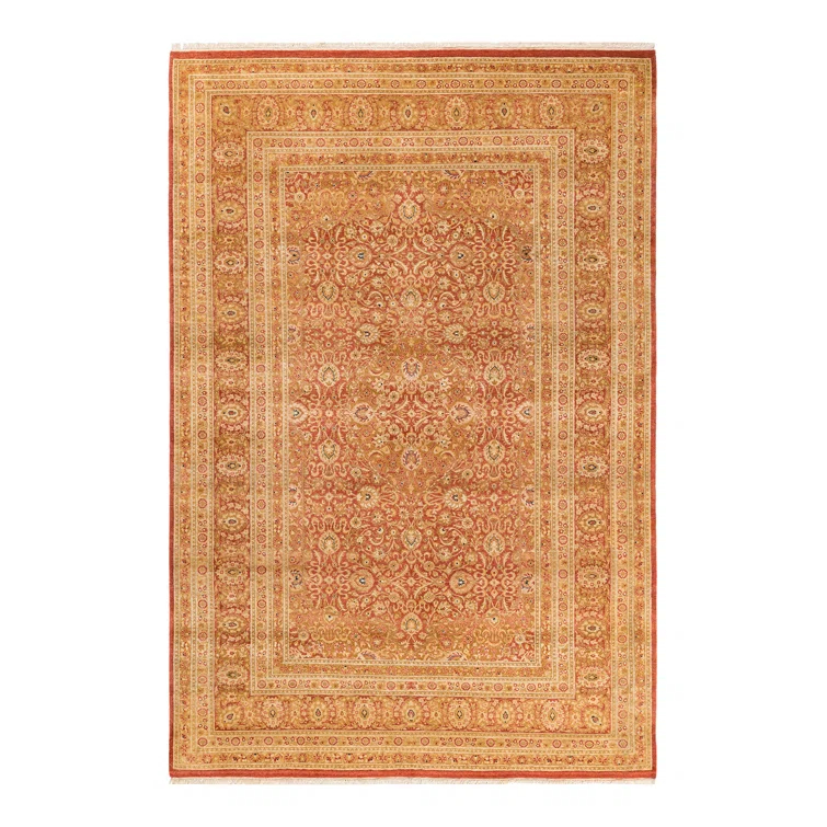 Classic One-of-a-Kind 6' 4" X 9' 5" Hand Knotted Area Rug