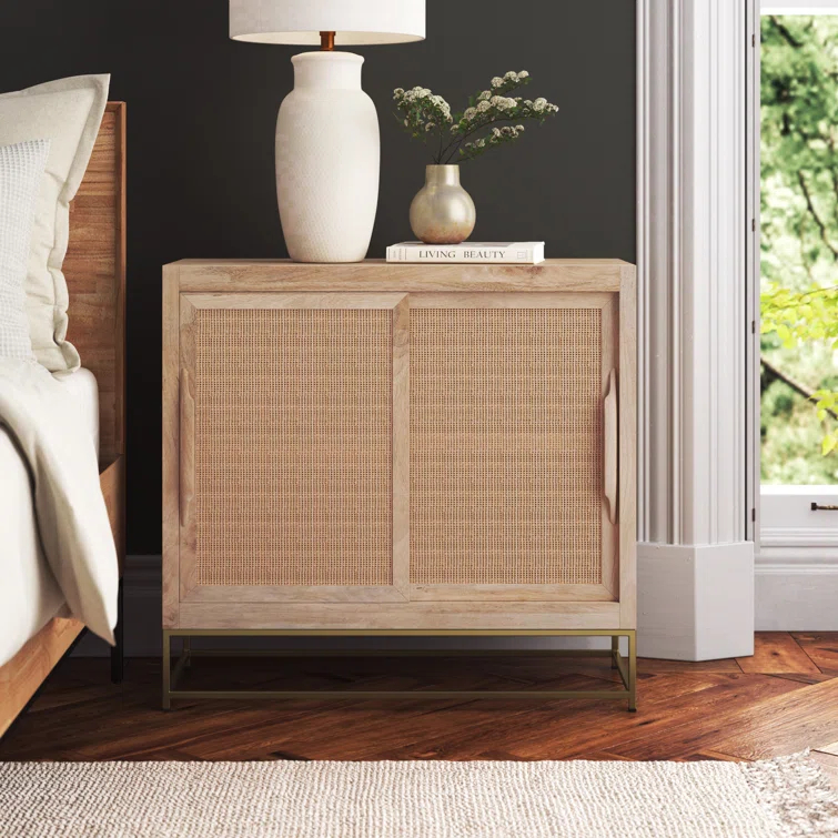 Leanne Cane 2-Drawer Storage Nightstand