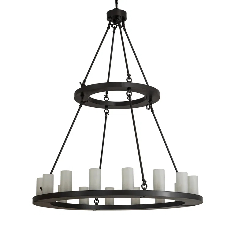 2nd Ave Lighting Loxley 16 - Light Timeless Bronze Unique/Statement Pendant