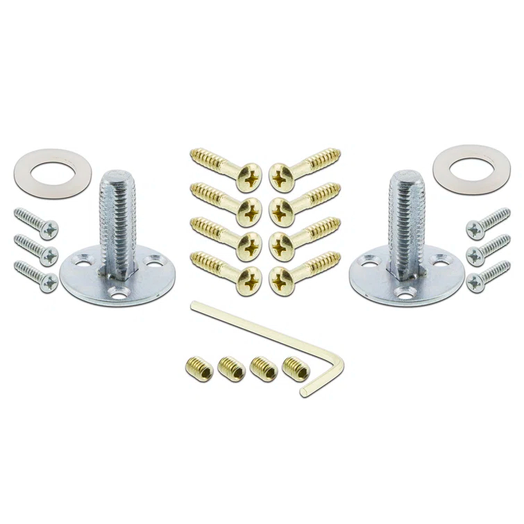 New York Plate with Oval Clear Crystal Door Knob