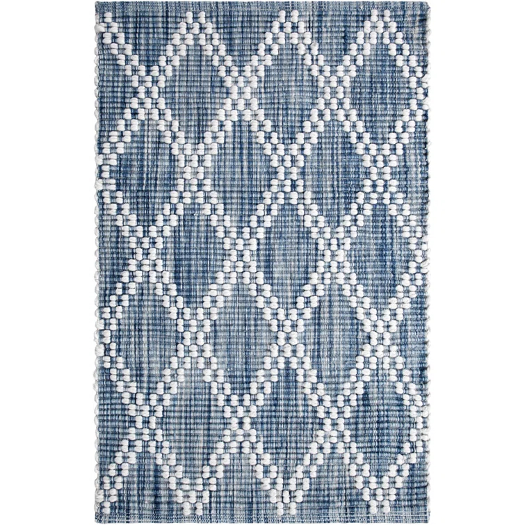 Harlequin Hand-Woven Indigo Area Rug