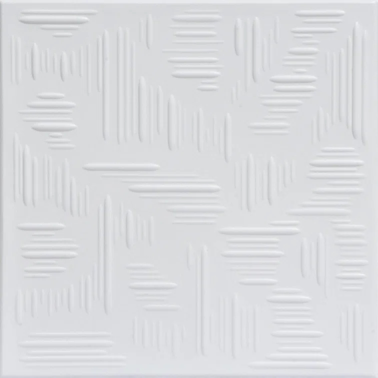 Country Wheat 1.6 ft. x 1.6 ft. Polystyrene Glue-up Ceiling Tile