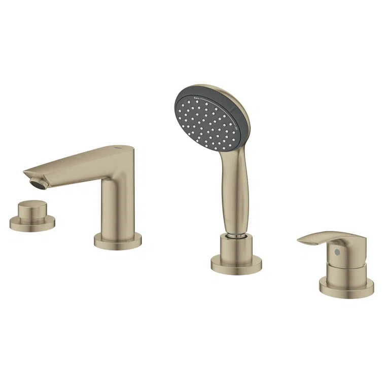 Eurosmart Single Handle Deck Mount Roman Tub Faucet Trim