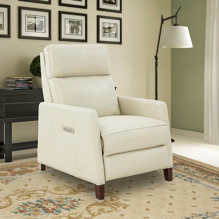 Morlan Leather Power Recliner
